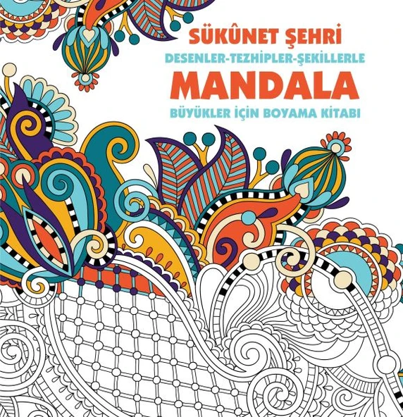Sükunet Şehri Mandala Büyükler İçin Boyama KOLEKTIF ürün görseli 1