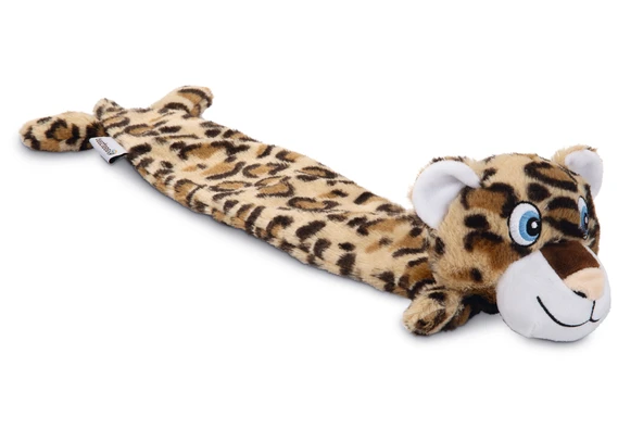 Beeztees Köpek Oyuncağı, Sesli, Leopar, Peluş, Kahverengi, 53x10x5cm ürün görseli 1
