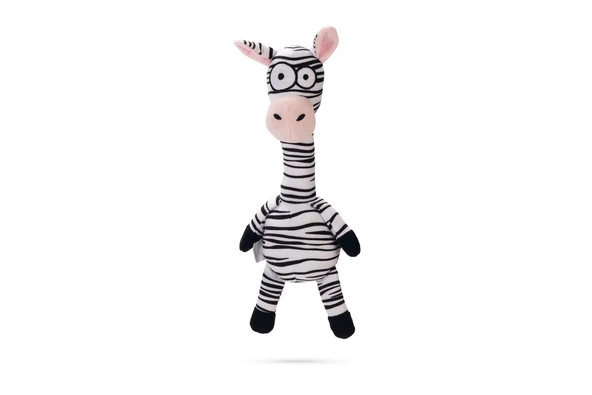 Beeztees Köpek Oyuncağı, Sesli, Zebra, Peluş, Siyah/Beyaz, 33x10x9cm ürün görseli 1