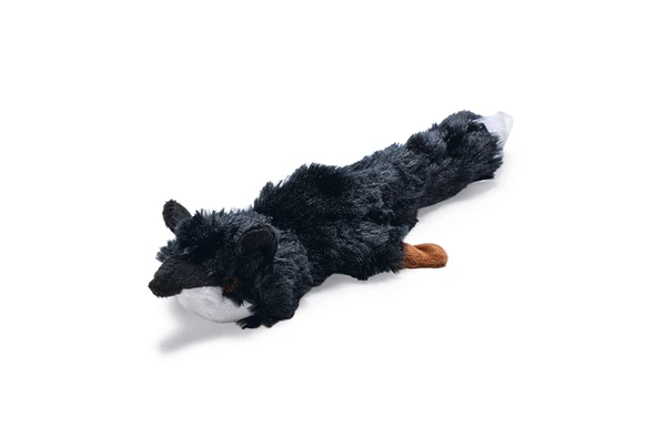 Beeztees Köpek Oyuncağı, Sesli, Tilki, Peluş, Siyah, 30x13x2,5cm ürün görseli 1