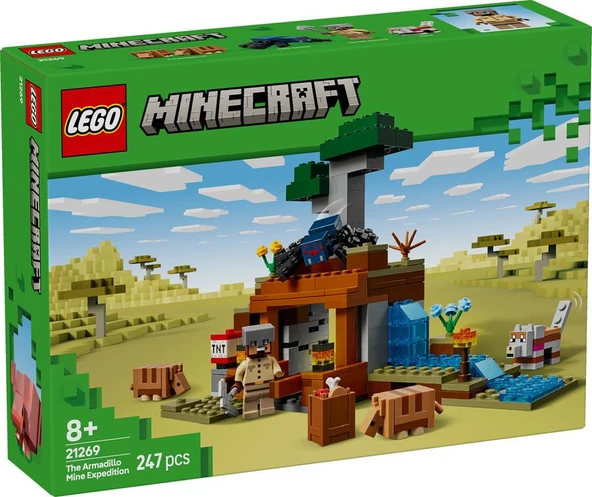 LEGO Minecraft 21269 The Armadillo Mine Expedition ürün görseli 1