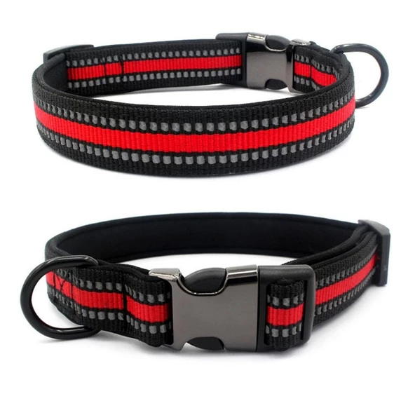 Reflektörlü Küçük Irk Köpek Boyun Tasması Small 2 cm / 27-40 cm ürün görseli 1