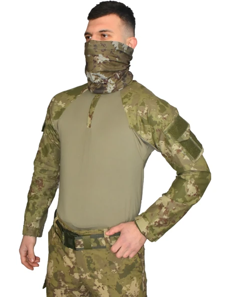 TSK PİYADE ASKERİ KAMUFLAJ COMBAT TİŞÖRT - Resim 3