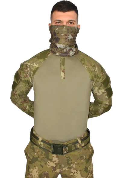 TSK PİYADE ASKERİ KAMUFLAJ COMBAT TİŞÖRT - Resim 2