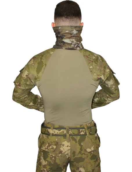 TSK PİYADE ASKERİ KAMUFLAJ COMBAT TİŞÖRT - Resim 4