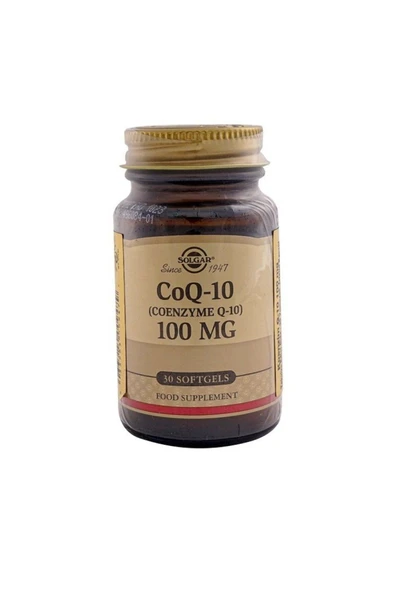 SOLGAR Coenzyme Q10 100mg 30 Softgel Kapsül ürün görseli 1