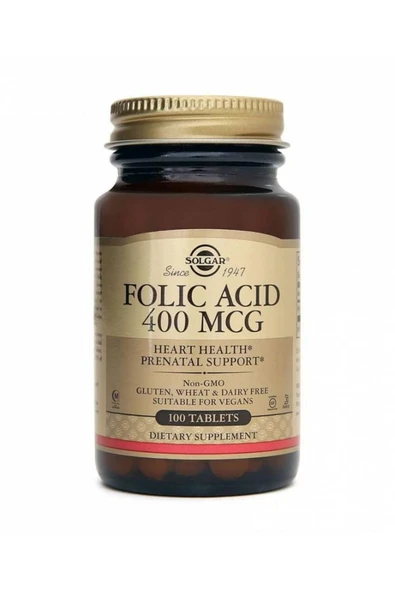SOLGAR Folacin 400 Mcg 100 Tablet ürün görseli 1