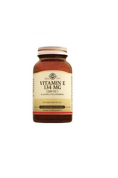 SOLGAR Vitamin E 200ıu 50 Softgel Kapsül ürün görseli 1