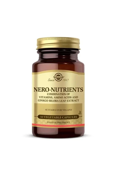 SOLGAR Nero Nutrients 30 Kapsül ürün görseli 1