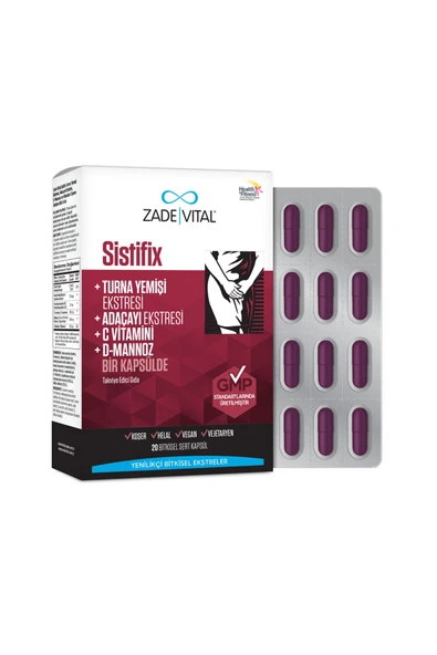 ZADE VİTAL Fixmix Sistifix Blister 20 Kapsül ürün görseli 1