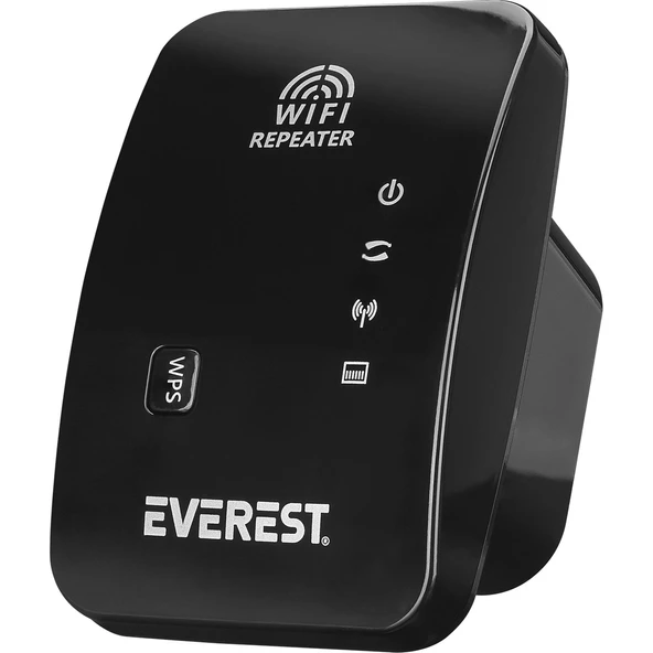 EVEREST EWR-N300 2.4GHZ 300MBPS 1XWAN/LAN PORT DAHİLİ ANTENLİ REPEATER+AP KABLOSUZ MENZİL GENİŞLETİC ürün görseli 1