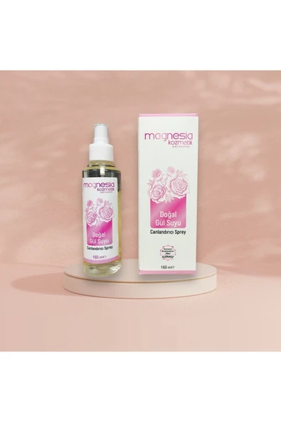 Magnesia Kozmetik Pure Touches Doğal Gül Suyu Canlandırıcı Sprey 160 ML ürün görseli 1