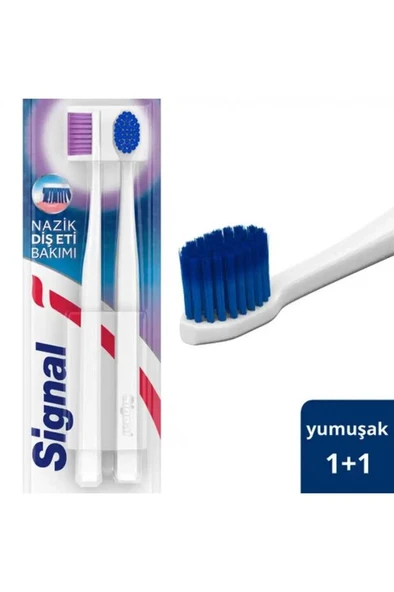 Signal Nazik Diş Eti Bakımı 1+1 Diş Fırçası Soft ürün görseli 1