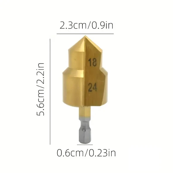 PPRC KADEMELİ MATKAP UCU 25MM 3/4 ürün görseli 1