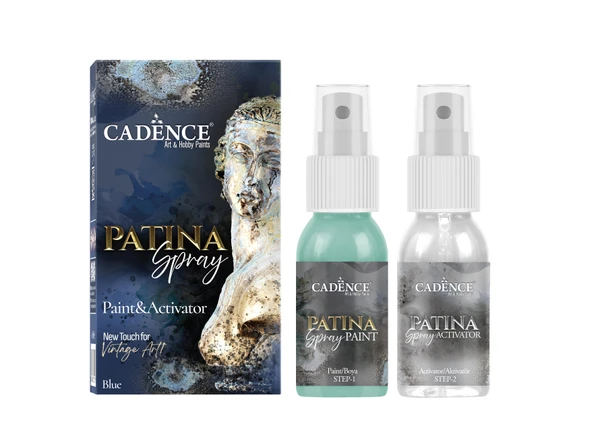 PATİNA SPREY SET 3 ( MAVİ ) 50ML+50ML ürün görseli 1