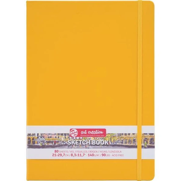 TALENS ART SKETCH BLOCK G.YELLOW 21X30 140gr ürün görseli 1