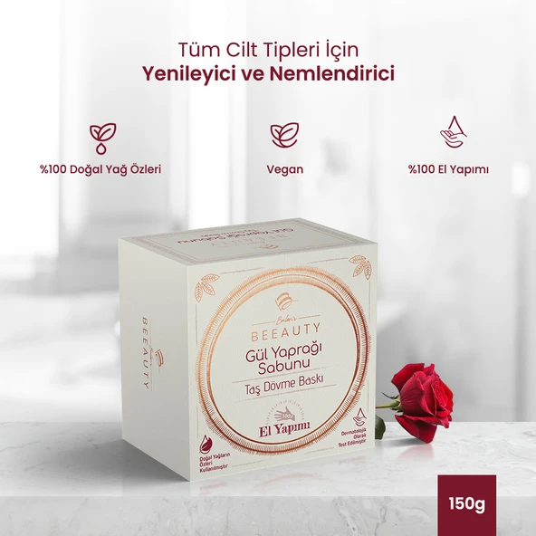 Taş Dövme Sabun Gül Yaprağı * 150 gr ürün görseli 1