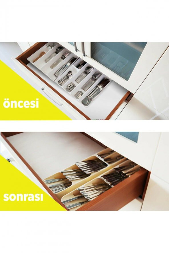 MCBLUE 5 Bölmeli Çekmece Kaşıklık + Bıçaklık ürün görseli 1