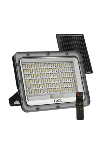 CT-4649 Solar Led 200W Platinium 6400K Beyaz Işık Kumandalı Projektör Güneş Enerjili ürün görseli 1