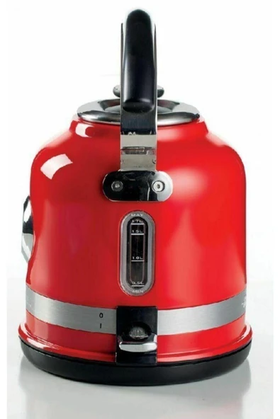 ARIETE Moderna 2854 Çelik Kettle Kırmızı - Resim 3