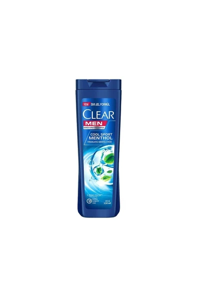 Clear Şampuan Men Cool Sport Mentol Kepeğe Karşı Etkili 350 ml ürün görseli 1