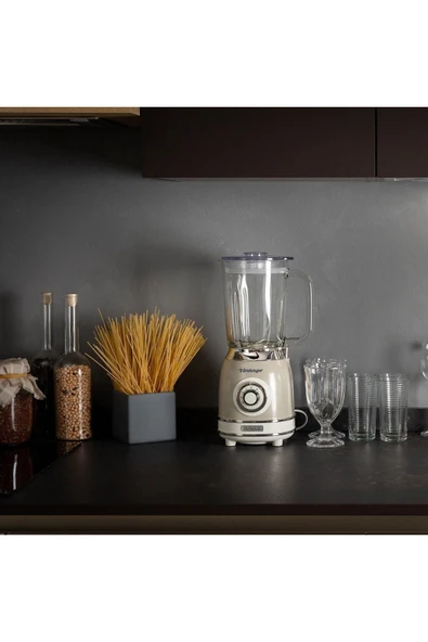 ARIETE Vintage Cam Blender Krem 1000w - Resim 6