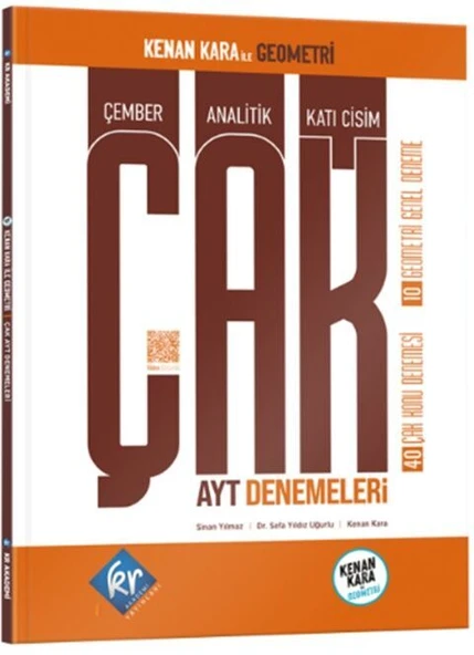 KR Akademi Kenan Kara İle Geometri ÇAK AYT Denemeleri ürün görseli 1