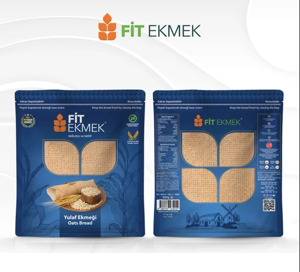 fit 2'li Yulafli Lavaş Ekmeği - Resim 2