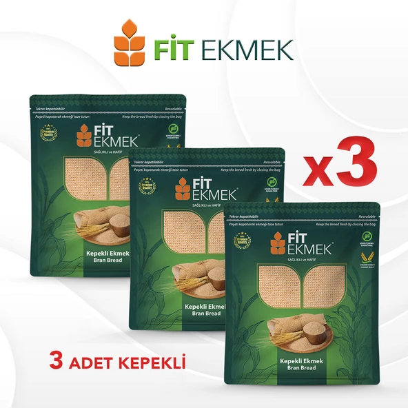 fit 3'lü kepekli Lavaş Ekmeği ürün görseli 1