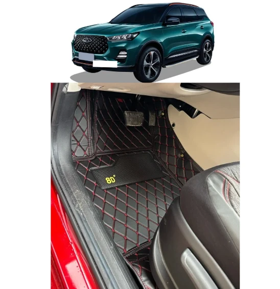 Chery Tiggo 7 Pro Max 2023 Sonrası Aracına Özel 8D Çift Katmanlı Havuzlu Paspas Takımı ürün görseli 1