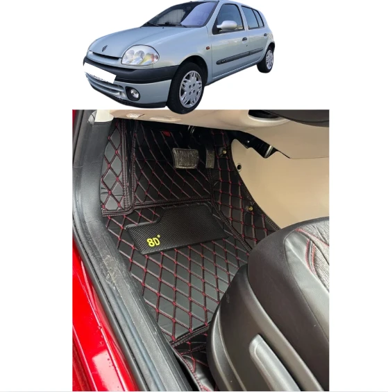 Renault Clio 1995-2001 Arası Araca Özel 8d Havuzlu Paspas Takımı ürün görseli 1