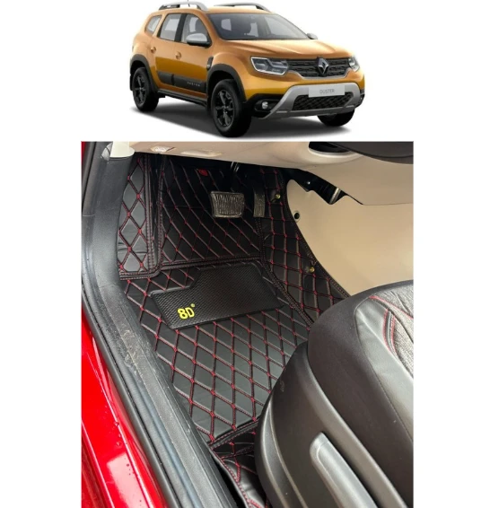 Dacia Duster 2018-2024 Arası Araca Özel 8d Havuzlu Paspas Takımı ürün görseli 1