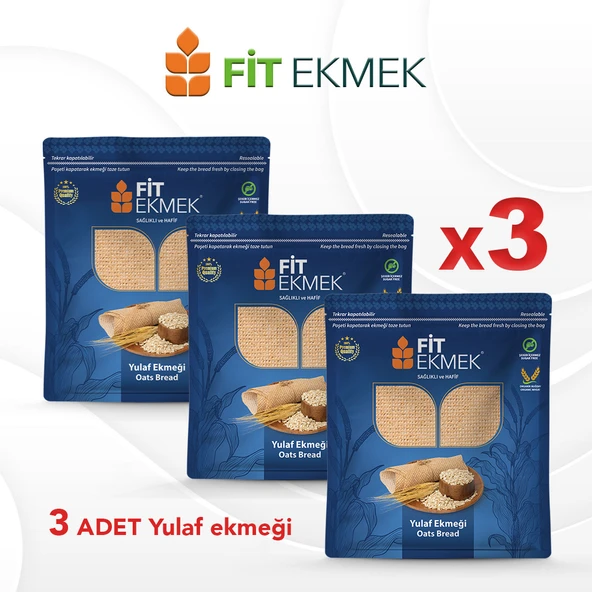 fit 3'lu Yulafli Lavaş Ekmeği ürün görseli 1