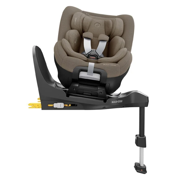 Maxi-Cosi Mica 360 Pro i-Size Dünyanın İlk Kızaklı, Araç Dışına Çıkabilen ADAC'lı İsofix'li 360 Dönebilir Yatabilir 0-18 kg Bebek Oto Koltuğu Authentic Truffle ürün görseli 1