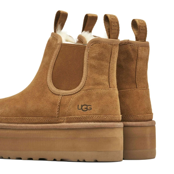 PTTAVM: Ugg UGG Neumel Platform Chelsea Boot Chestnut Womens