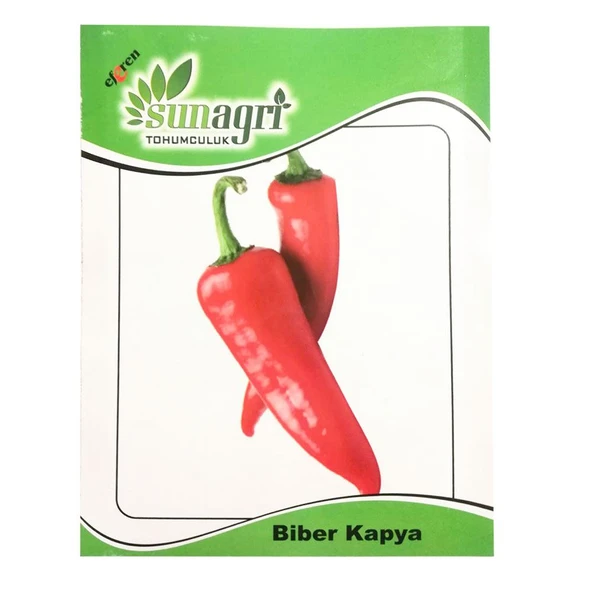 ByKurt Sunagri Sunagri Kapya Biber Tohumu - Yağlık, Salçalık, Konservelik, Yüksek Verimli, Tatlı ürün görseli 1