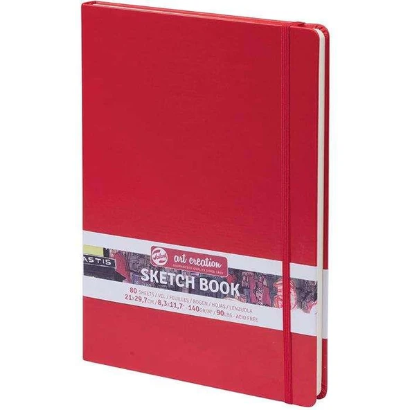 TALENS ART SKETCH BLOCK RED 21X30 140gr ürün görseli 1