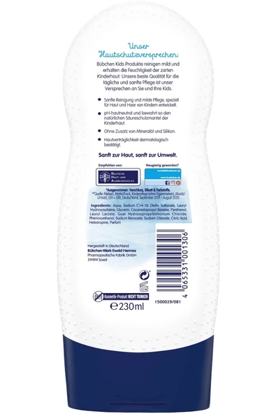 Bübchen Çocuk Şampuan&duş Jeli 2 In 1 Soft Darling 230 ml - Resim 2