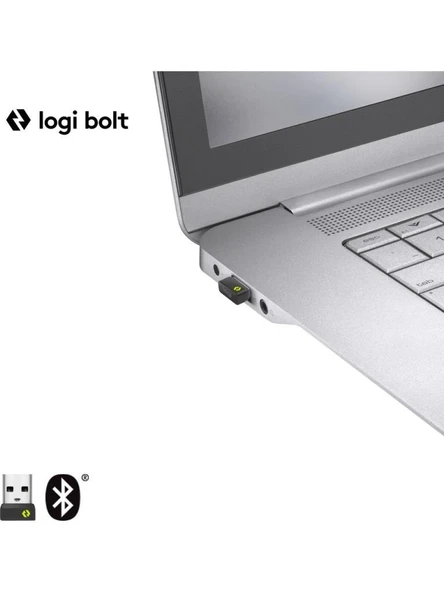 Logitech M650 Signature 910-006253 Siyah Sessiz Küçük Boy Sağ El Kablosuz Mouse Teşhir ürün görseli 1