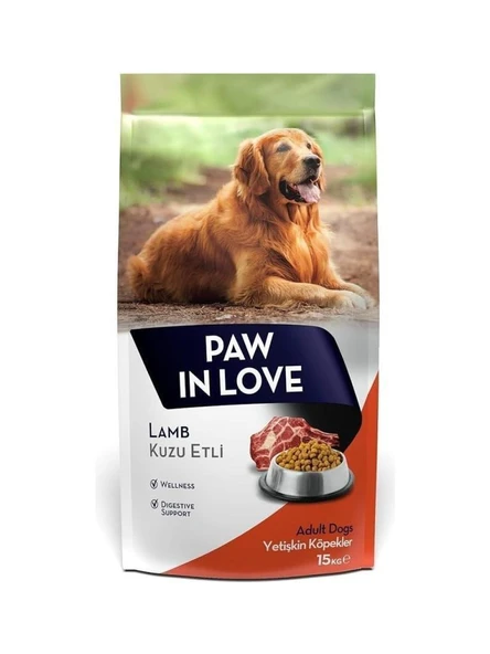 Paw in Love Kuzu Etli Yetişkin Köpek Maması 15 Kg ürün görseli 1