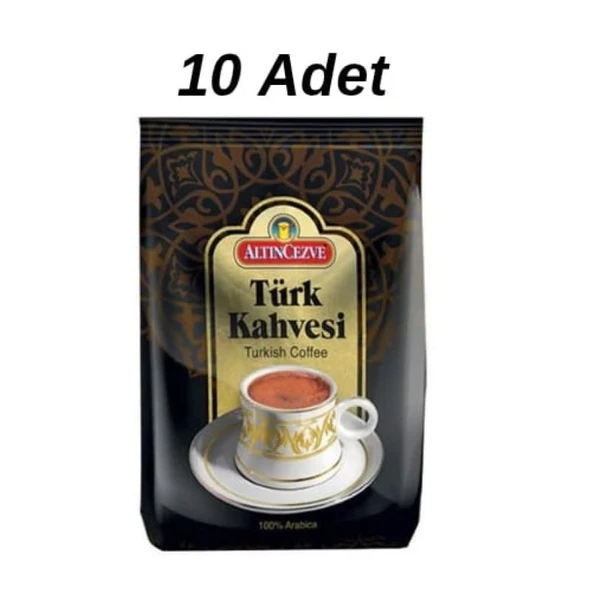 ALTINCEZVE TÜRK KAHVESİ 500 GR (10 ADET) ürün görseli 1