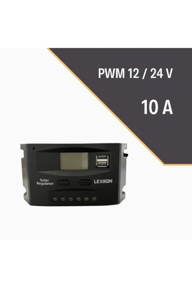 Lexron 10A Pwm Şarj Kontrol Cihazı ürün görseli 1