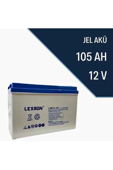Lexron 105A - 12V Jel Akü ürün görseli 1