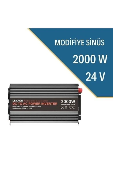 Lexron 2000W -24 V Modifiye Sinüs İnverter ürün görseli 1