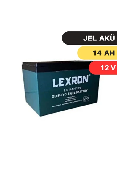Lexron 14A 12V Jel Akü ürün görseli 1