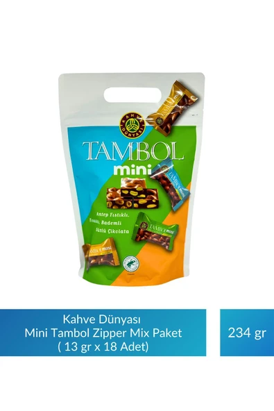 Kahve Dünyası Mini Tambol Zipper Mix Paket 13 gr x 18 Adet x 2 Paket ürün görseli 1