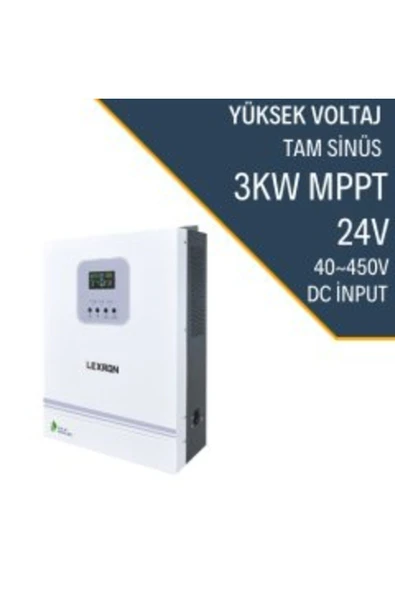 Lexron 3000 Watt 3 Kw Akıllı Mppt İnverter - İnvertör ürün görseli 1