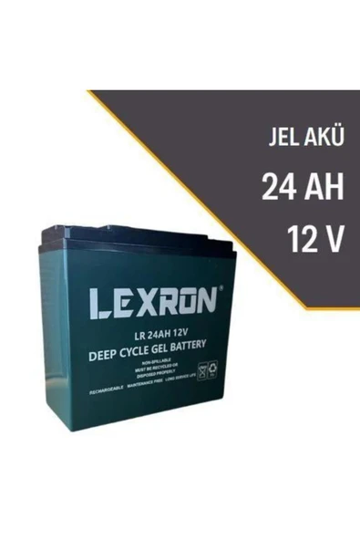 Lexron 24 Ah-12V Jel Elektrikli Araç Aküsü ürün görseli 1