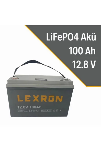 Lexron 100A 12.8V Lityum Akü (Lifepo4) ürün görseli 1