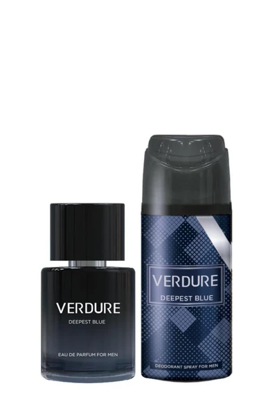 VERDURE Deepest Blue Erkek Parfüm 100 ml Deodorant 150 ml 2'li Set ürün görseli 1